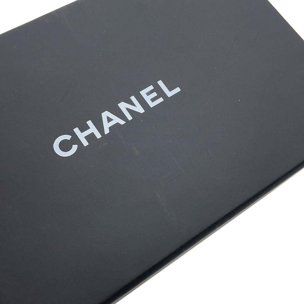 CHANEL Authentic Black Lambskin Leather Logo Wallet - Picture 8 of 10